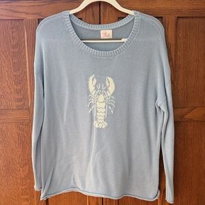 Pink Pineapple Boxy Cotton Sweater Size S